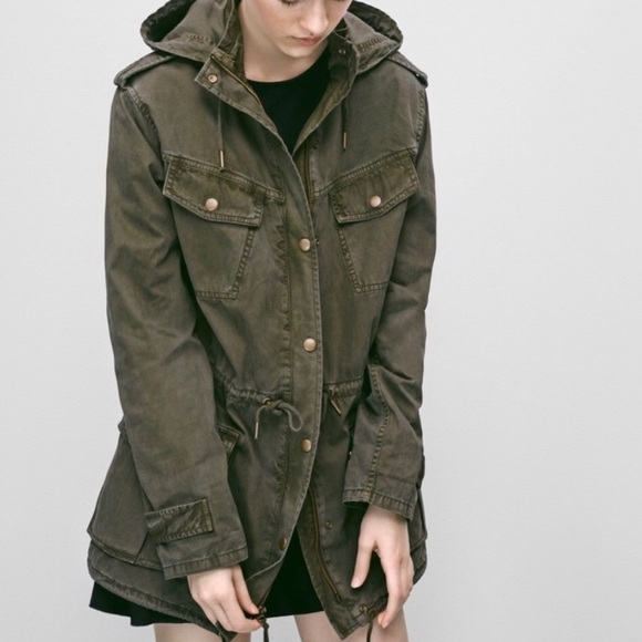 Talula Jackets & Blazers - Aritzia Talula Trooper Military Jacket Size XXS Green